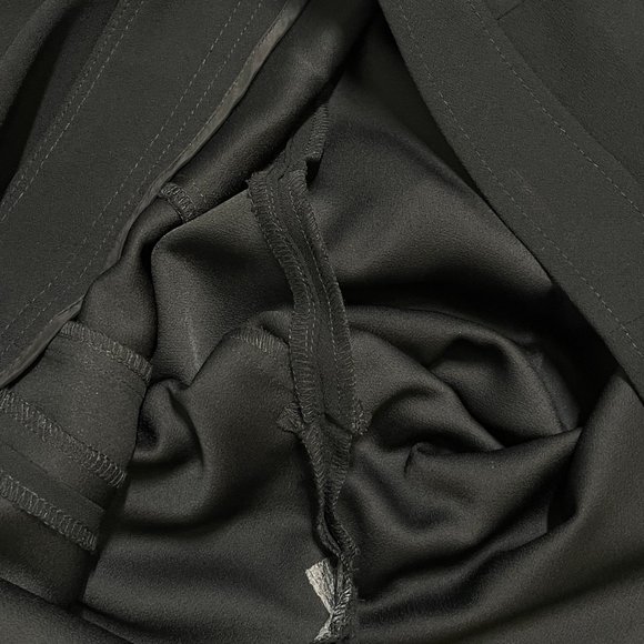NWT Tuxedo Pant with side Satin Flared Leg w/sexy Side Slit by Trina Turk size 6 - Picture 9 of 11